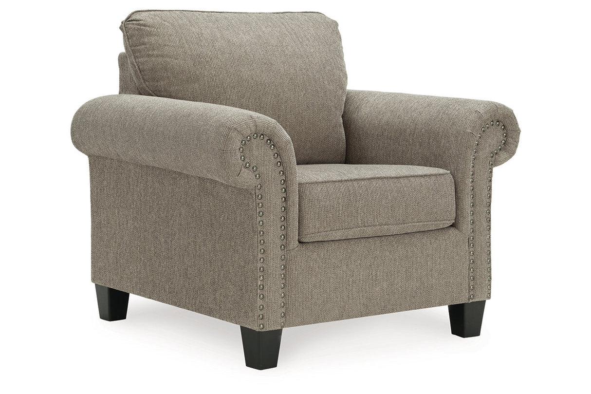 Shewsbury Pewter Sofa, Loveseat, Chair and Ottoman