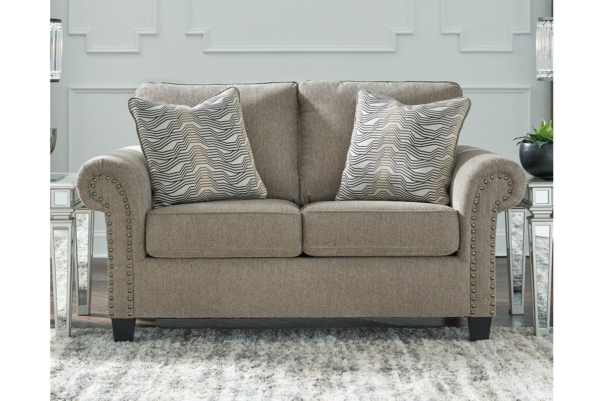 Shewsbury Pewter Sofa and Loveseat