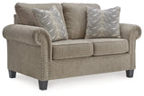 Shewsbury Pewter Sofa and Loveseat