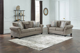 Shewsbury Pewter Sofa and Loveseat