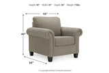 Shewsbury Pewter Sofa, Loveseat, Chair and Ottoman