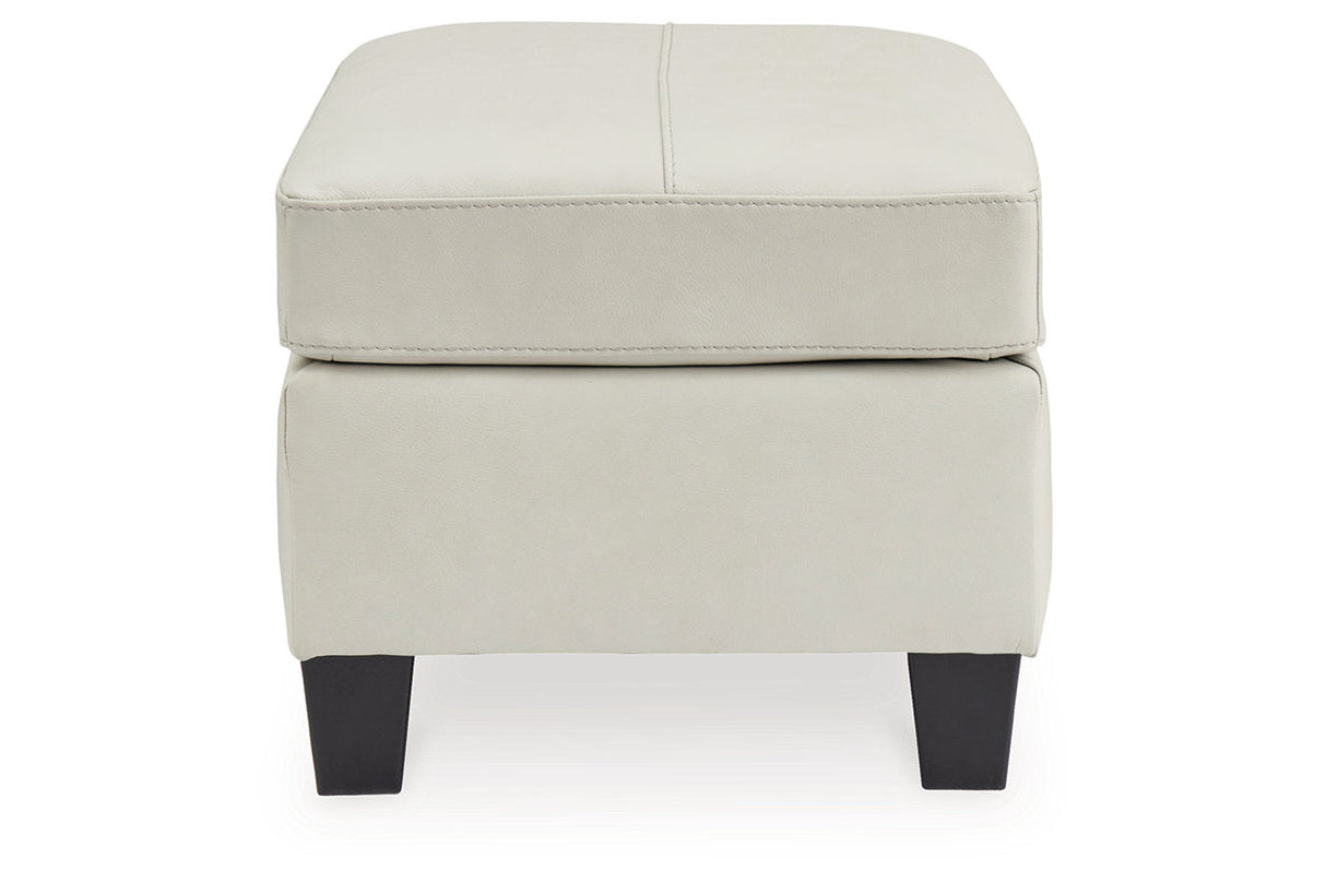 Genoa Coconut Oversized Chair and Ottoman