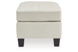 Genoa Coconut Oversized Chair and Ottoman