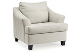 Genoa Coconut Sofa, Loveseat, Oversized Chair and Ottoman