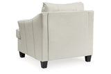 Genoa Coconut Oversized Chair and Ottoman