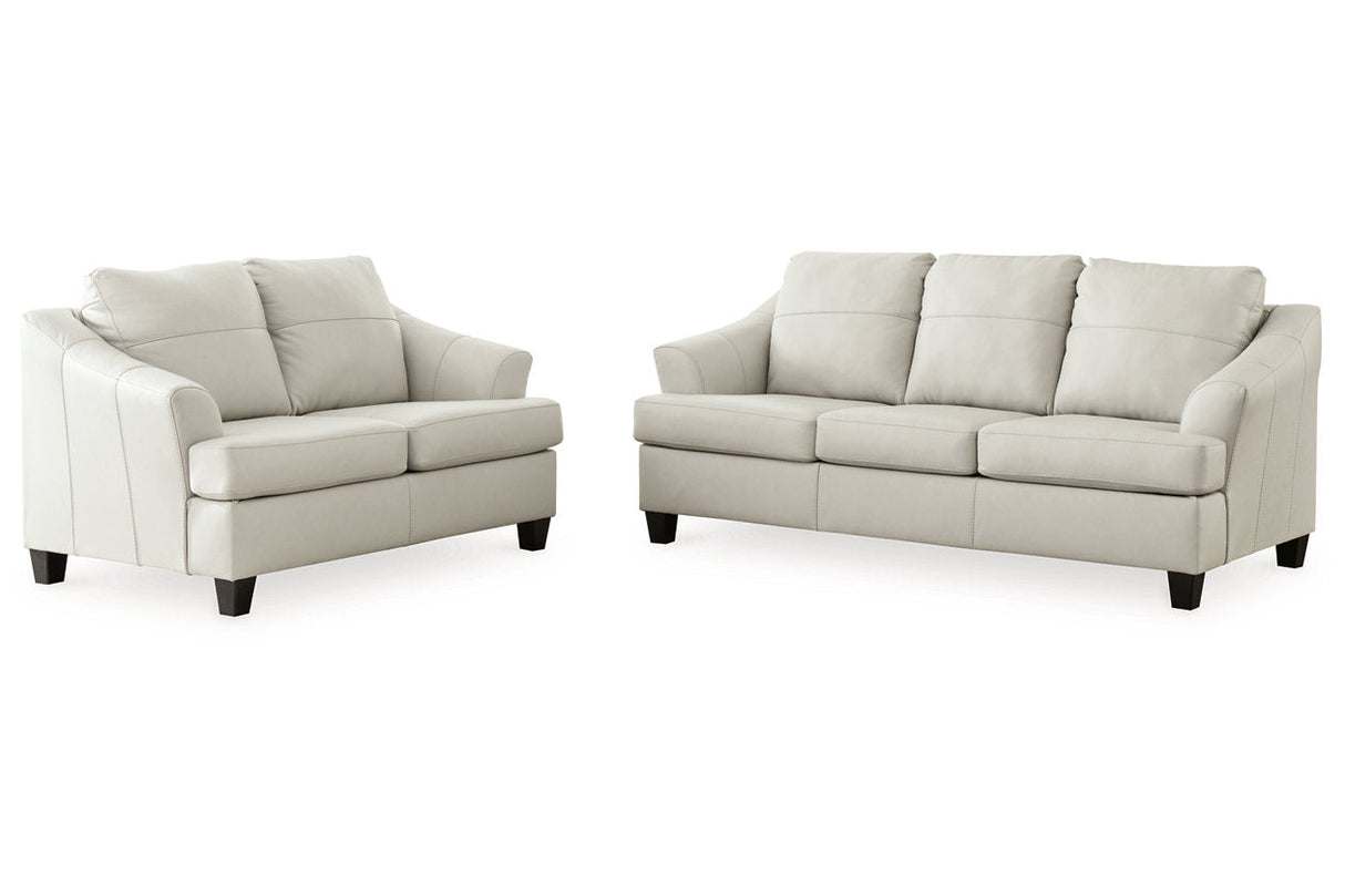 Genoa Coconut Sofa and Loveseat