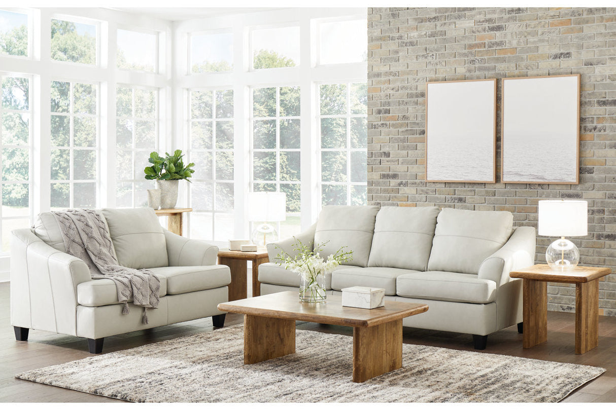 Genoa Coconut Sofa and Loveseat