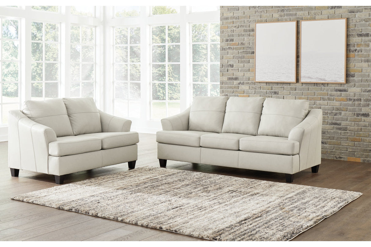 Genoa Coconut Sofa and Loveseat