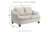 Genoa Coconut Sofa, Loveseat, Oversized Chair and Ottoman