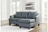 Genoa Steel Chaise Sofa and Oversized Chair