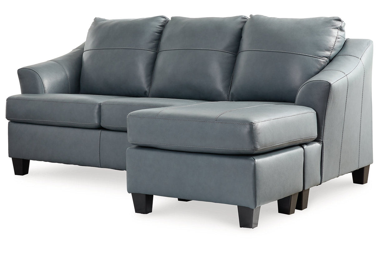 Genoa Steel Chaise Sofa and Oversized Chair