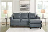 Genoa Steel Chaise Sofa and Oversized Chair