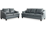 Genoa Steel Sofa and Loveseat