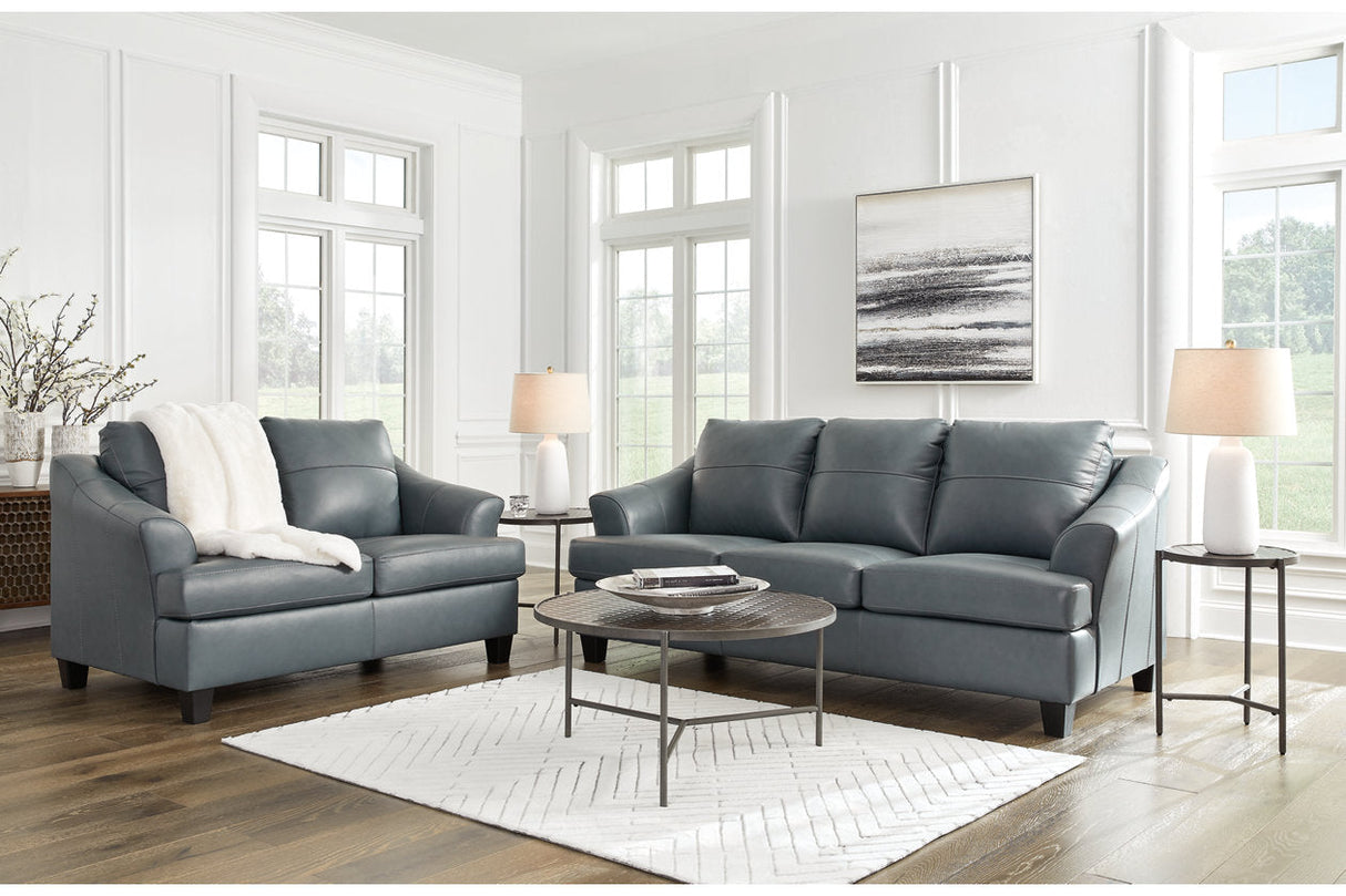 Genoa Steel Sofa and Loveseat