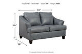 Genoa Steel Sofa, Loveseat, Oversized Chair and Ottoman