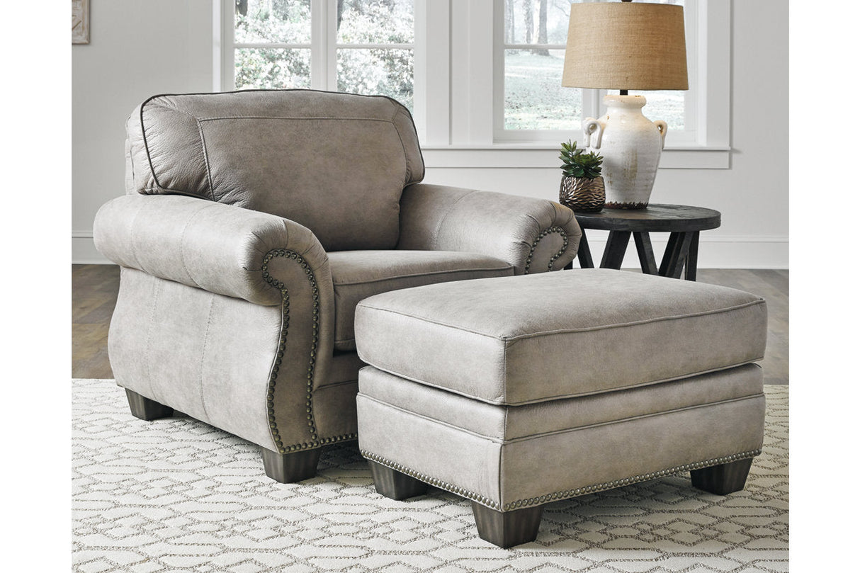 Olsberg Steel Loveseat, Chair, and Ottoman