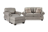 Olsberg Steel Loveseat, Chair, and Ottoman