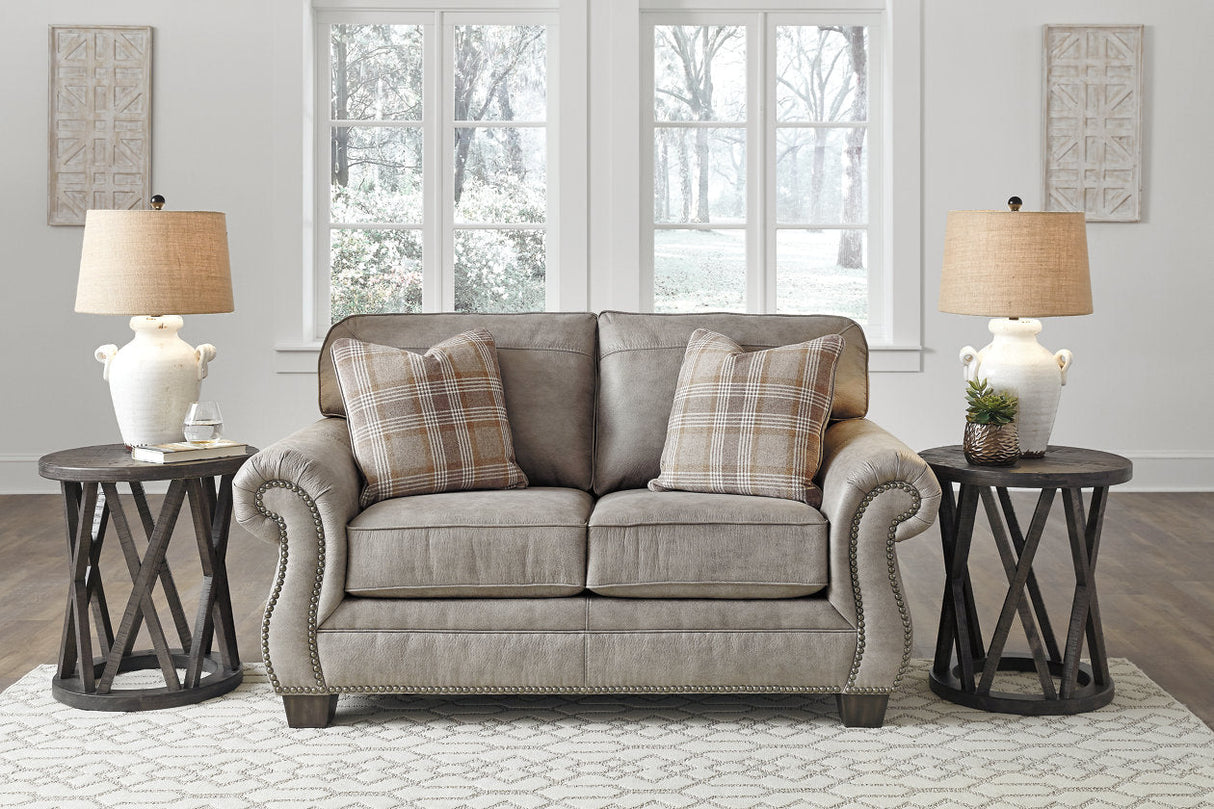 Olsberg Steel Sofa, Loveseat, Recliner, and Ottoman