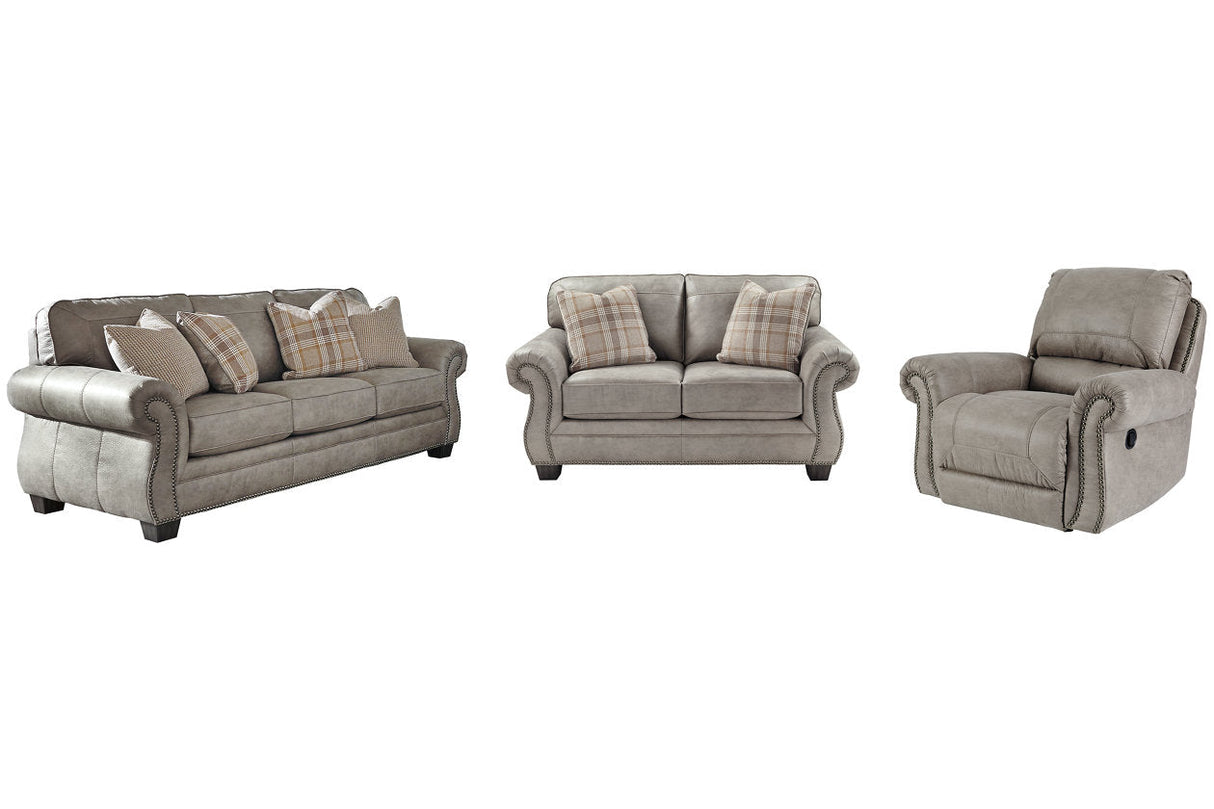 Olsberg Steel Sofa, Loveseat and Recliner