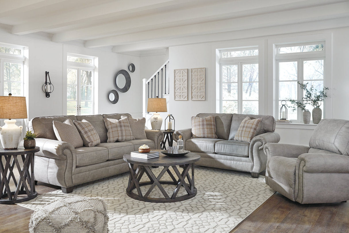 Olsberg Steel Sofa, Loveseat and Recliner