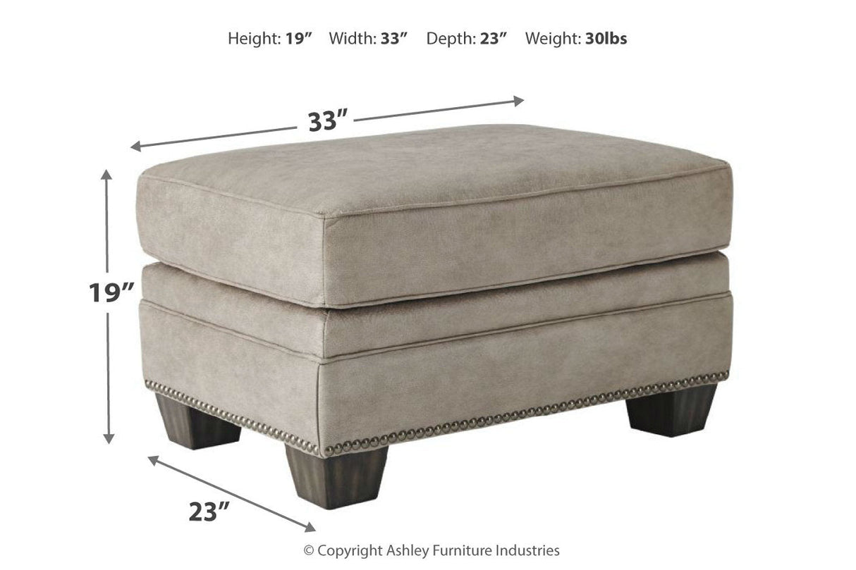 Olsberg Steel Loveseat, Chair, and Ottoman