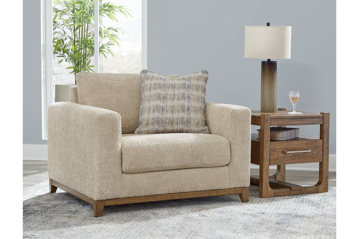 Parklynn Desert Oversized Chair and Ottoman