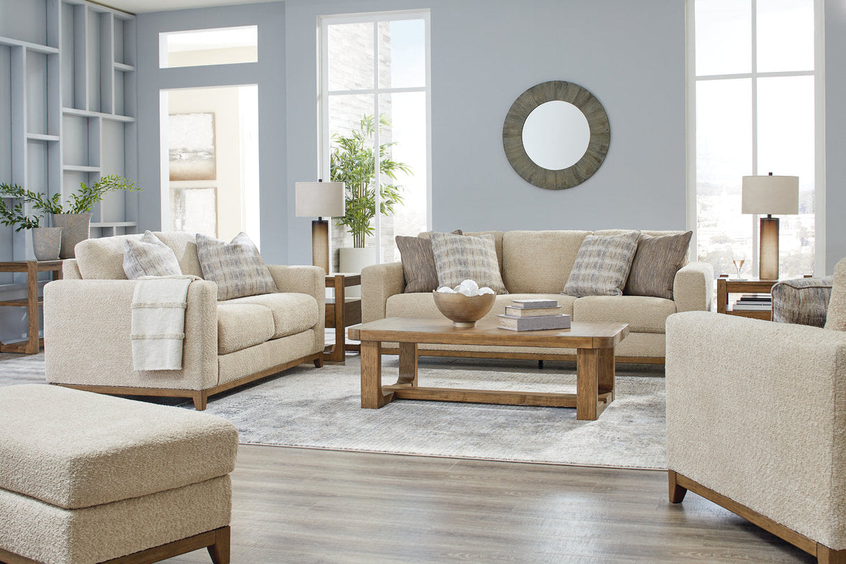 Parklynn Desert Sofa, Loveseat, Oversized Chair and Ottoman