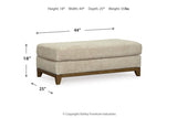 Parklynn Desert Sofa, Loveseat, Oversized Chair and Ottoman