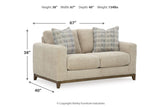 Parklynn Desert Sofa, Loveseat, Oversized Chair and Ottoman