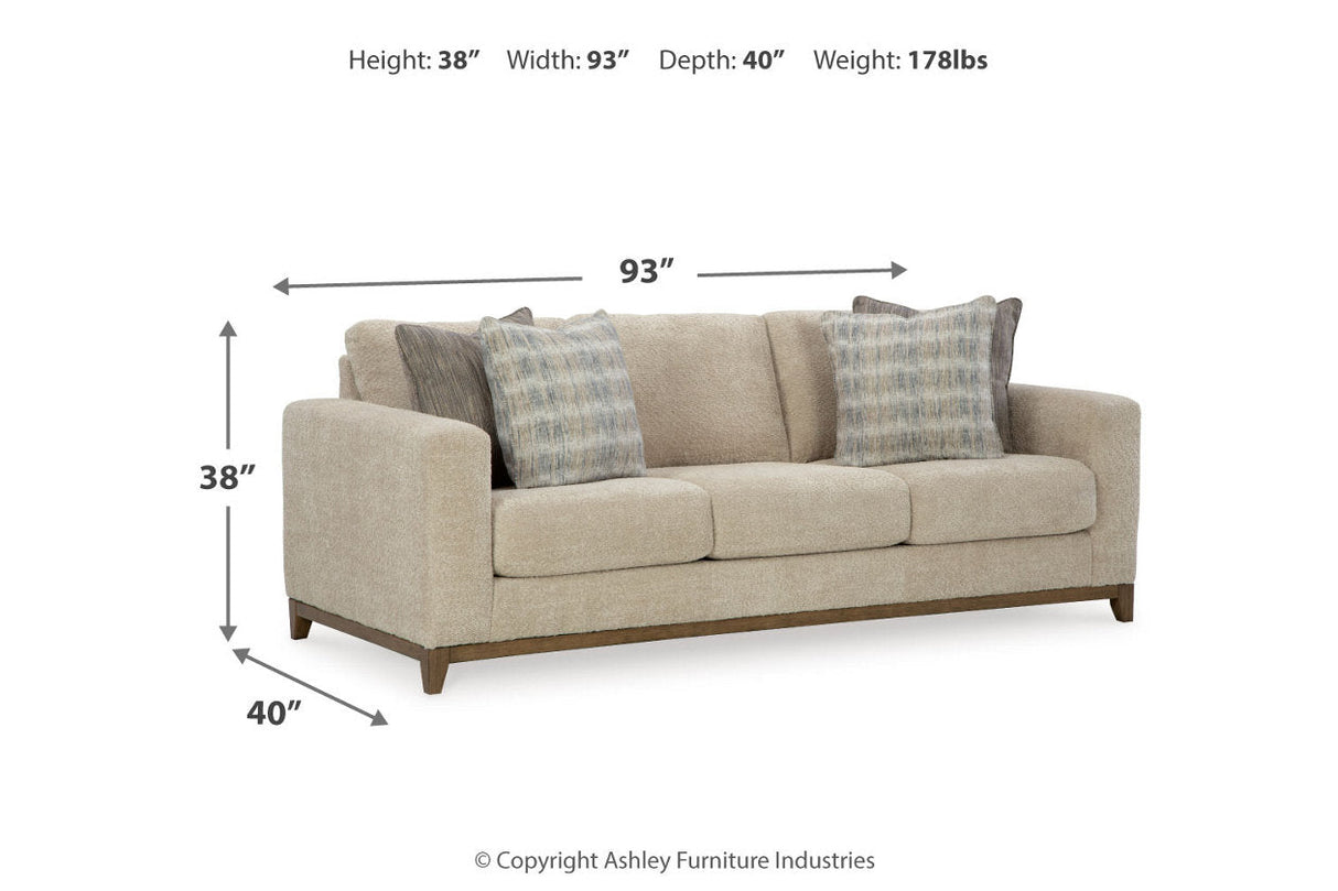 Parklynn Desert Sofa, Loveseat, Oversized Chair and Ottoman