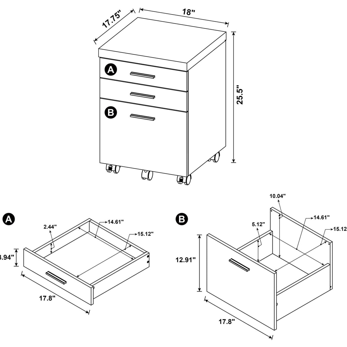 Skylar 4-Piece Desk Set