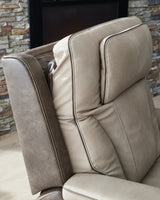 4Z-Peaceful Pause Sand Power Lift Recliner by Ashley at Eve Furniture