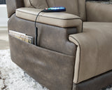 4Z-Peaceful Pause Sand Power Lift Recliner by Ashley at Eve Furniture