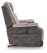 4Z-Peaceful Pause Sand Power Lift Recliner by Ashley at Eve Furniture
