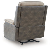 4Z-Peaceful Pause Sand Power Lift Recliner by Ashley at Eve Furniture