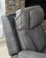 4Z-Peaceful Pause Slate Power Lift Recliner by Ashley at Eve Furniture