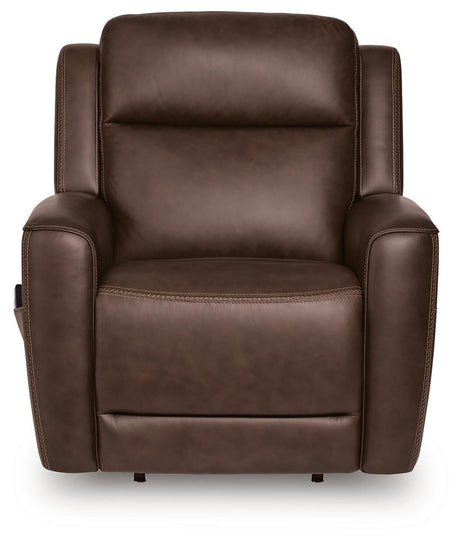 4Z-Serenity Zone Espresso Power Lift Recliner by Ashley at Eve Furniture
