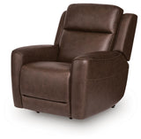 4Z-Serenity Zone Espresso Power Lift Recliner by Ashley at Eve Furniture