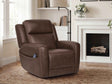 4Z-Serenity Zone Espresso Power Lift Recliner by Ashley at Eve Furniture