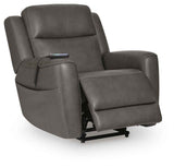 4Z-Tribano Anchor Power Lift Recliner by Ashley at Eve Furniture