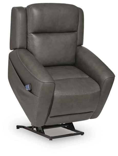 4Z-Tribano Anchor Power Lift Recliner by Ashley at Eve Furniture