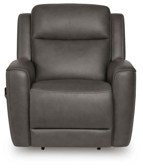 4Z-Tribano Anchor Power Lift Recliner by Ashley at Eve Furniture