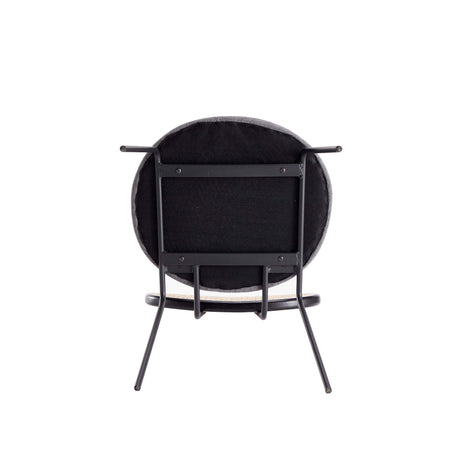 5-Piece Hathaway 47.24 Round Dining Set in Black with 4 Jardin Dining Chairs by Manhattan Comfort at Eve Furniture