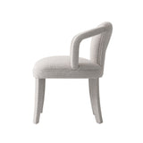 5-Piece Hathaway 47.24 Round Dining Set in Black with 4 Palmer Dining Armchairs in Silver Lining by Manhattan Comfort at Eve Furniture