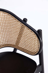 5-Piece Hathaway 47.24 Round Dining Set in Black with 4 Versailles Dining Chairs by Manhattan Comfort at Eve Furniture