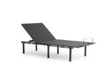 50 Series Black King Adjustable Bed Base by Malouf at Eve Furniture