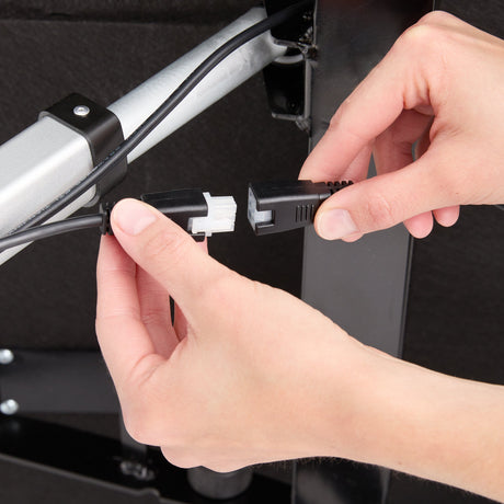 50 Series Black Queen Adjustable Bed Base by Malouf at Eve Furniture