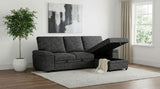 Demko Granite Sleeper Sectional Sofa with Speaker and Storage Chaise by Coaster at Eve Furniture
