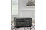 Lonoke Gunmetal Sofa, Loveseat, Oversized Chair and Ottoman