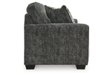 Lonoke Gunmetal Sofa, Loveseat, Oversized Chair and Ottoman